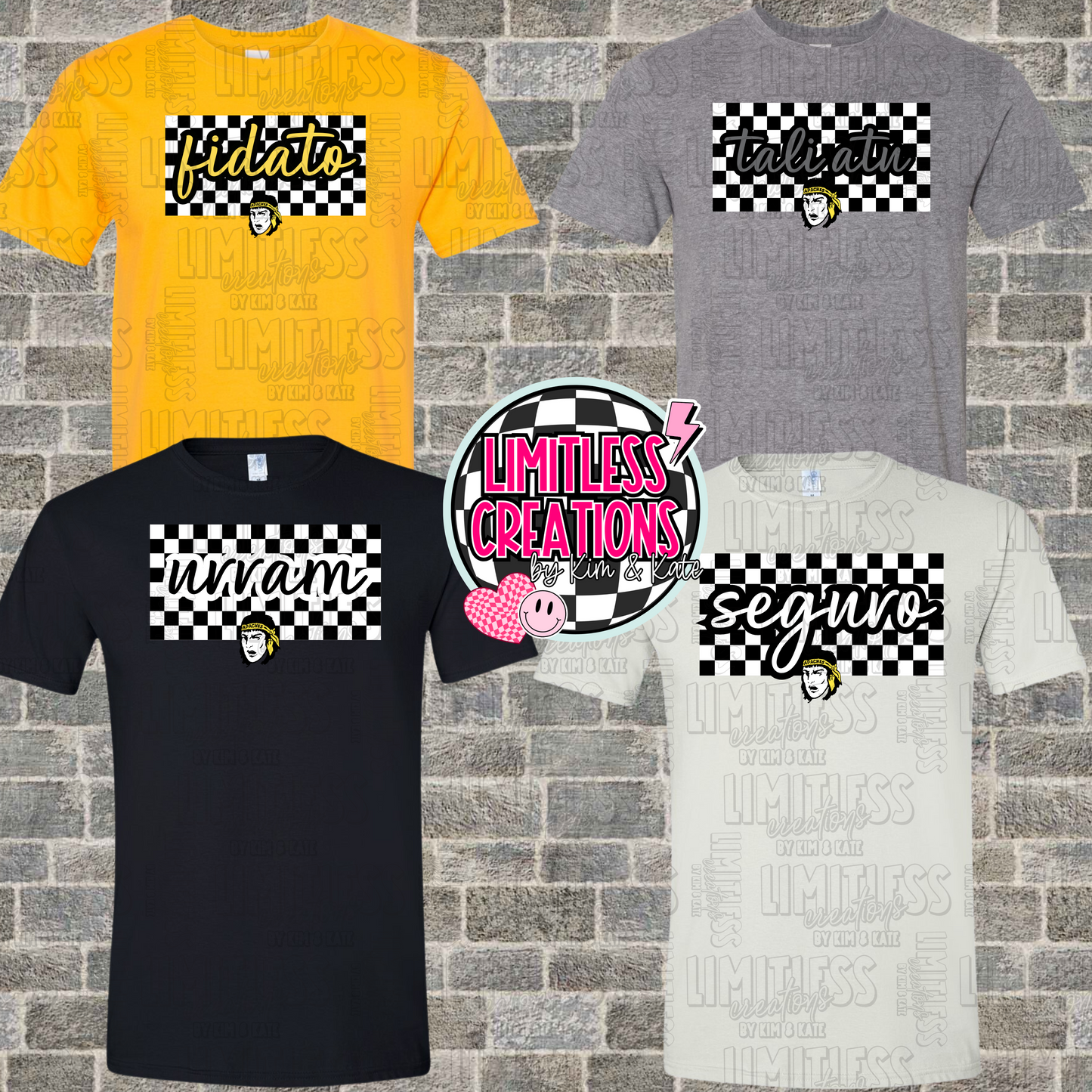 Fairview House: Checkered Graphic shirt