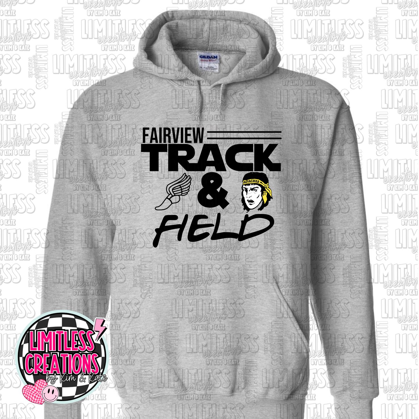 Fairview Apaches Track graphic Shirt