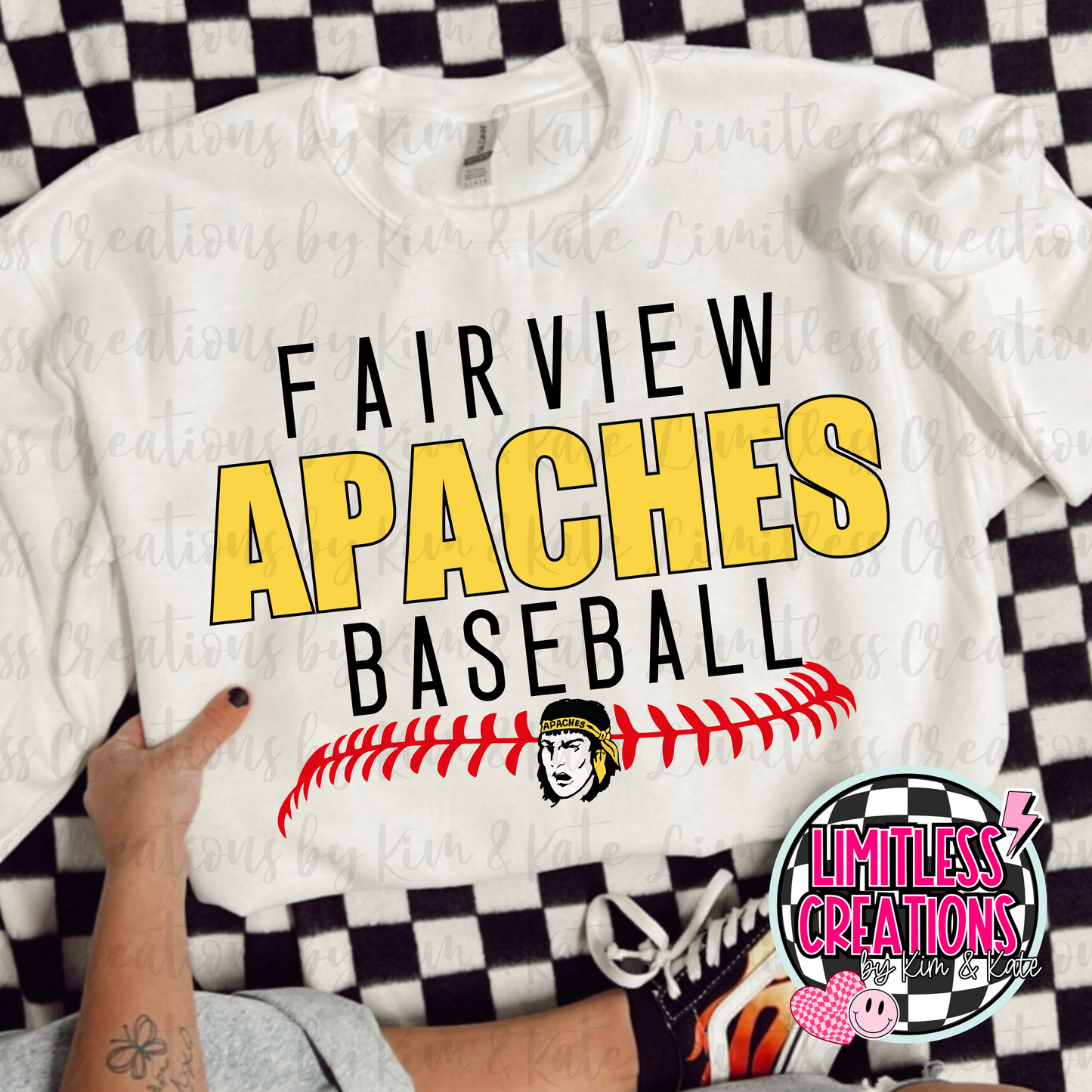 Fairview Apaches Baseball School Spirit Shirt