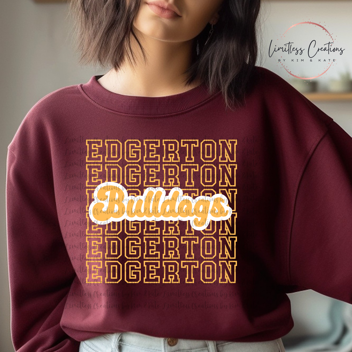Stacked Bulldogs Graphic Shirt