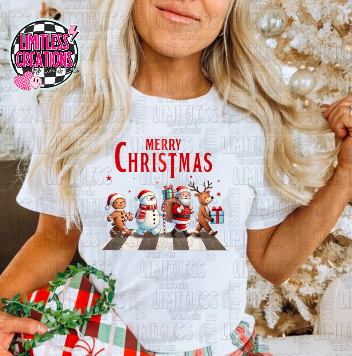 Merry Christmas characters shirt