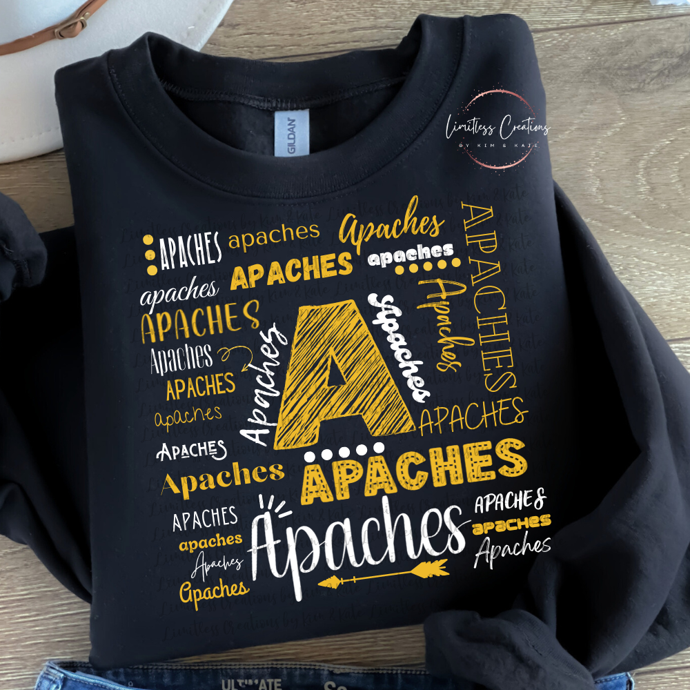 Apache typography Shirt