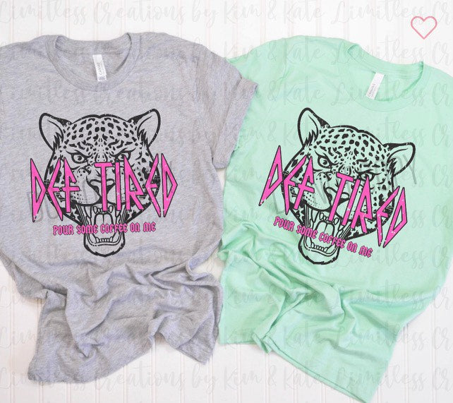 DEF TIRED LEOPARD SHIRT