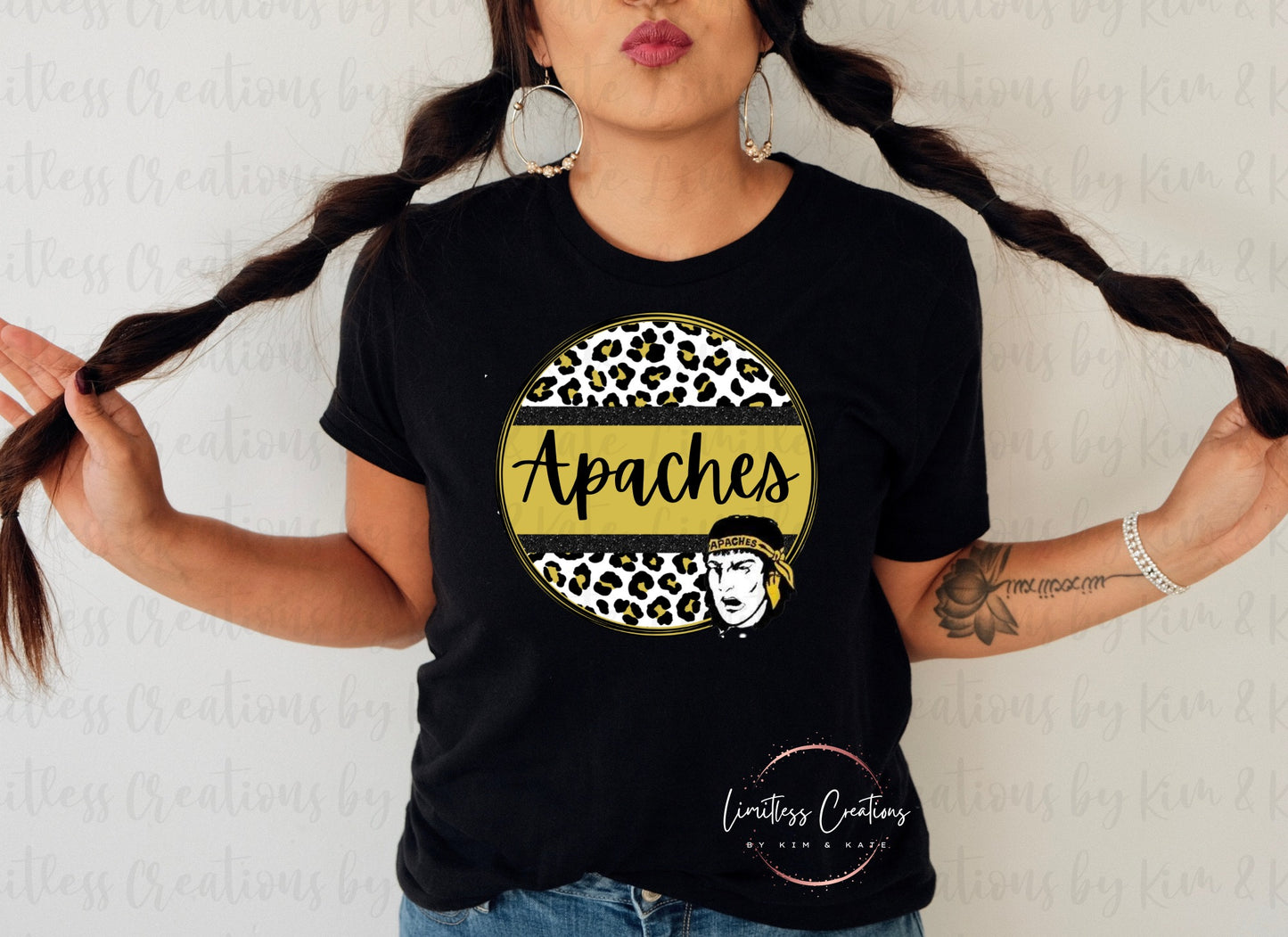 Apache Leopard Circle Shirt