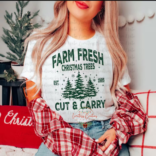 Farm Fresh Christmas Tree  Shirt