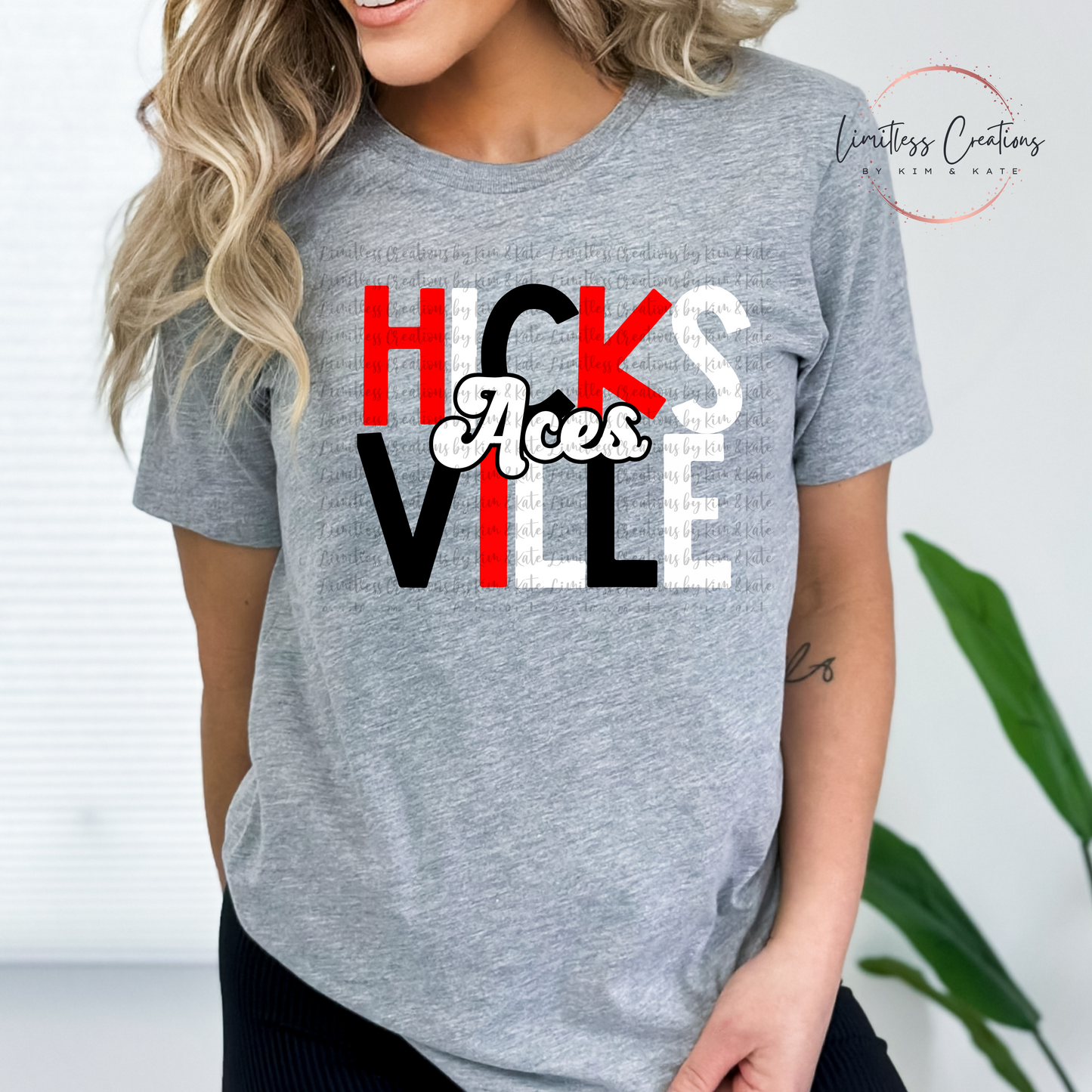 Hicksville Color Words Graphic Shirt