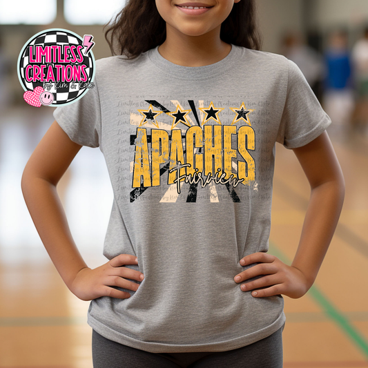 Fairview Apaches Burst Shirt