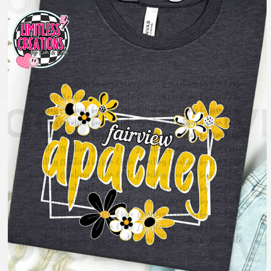 Fairview Apaches Floral Frame Shirt