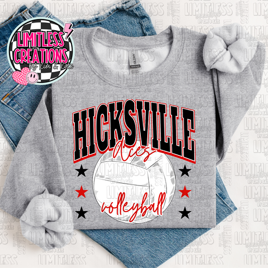 Hicksville Aces Volleyball Shirt