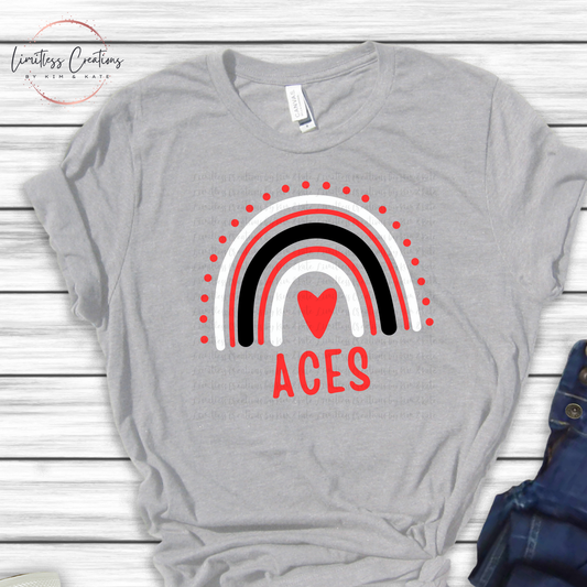 Aces Rainbow Graphic Shirt