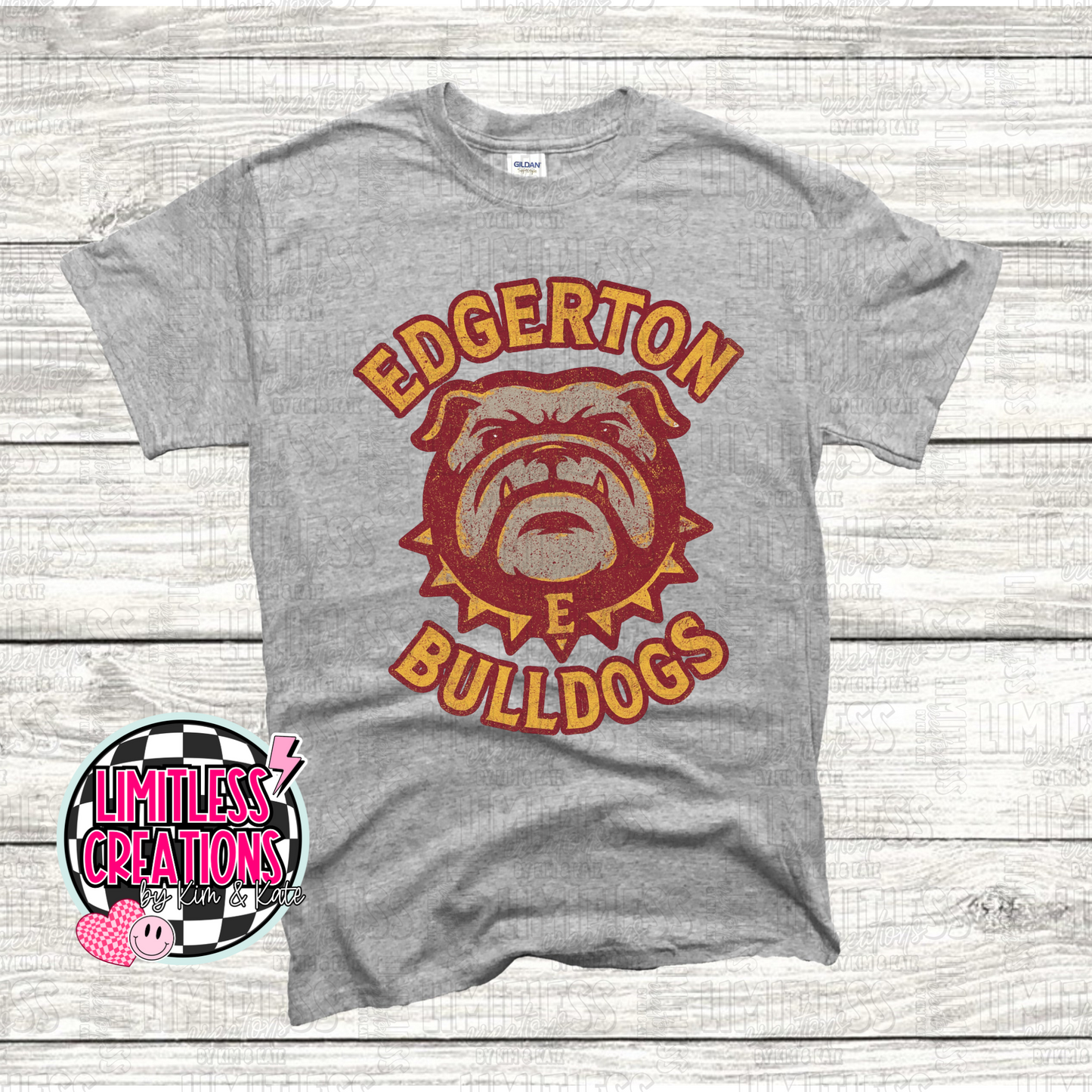 Edgerton Bulldogs Retro Graphic Shirt