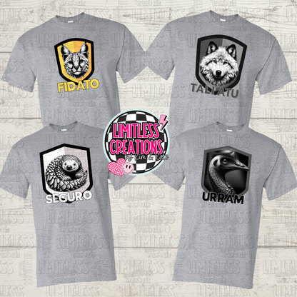 Fairview Apaches Animal/Shield House Shirts- multiple choices