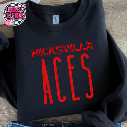 Hicksville Aces Tall Graphic Shirt