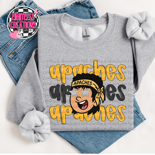 Fairview Apaches Young Apache Design Shirt