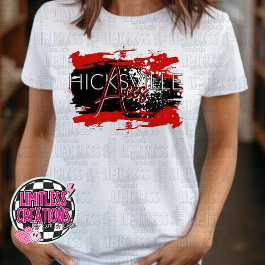 Hicksville Aces Paint Splash Shirt