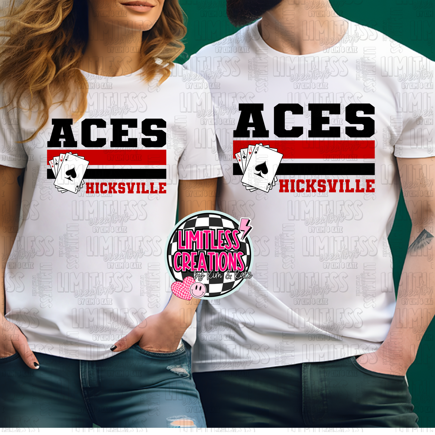 Aces Varsity Lines Graphic Shirt