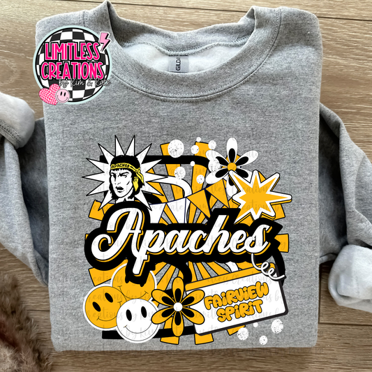 Fairview Apaches Retro Style Shirt