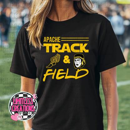 Fairview Apaches Track graphic Shirt