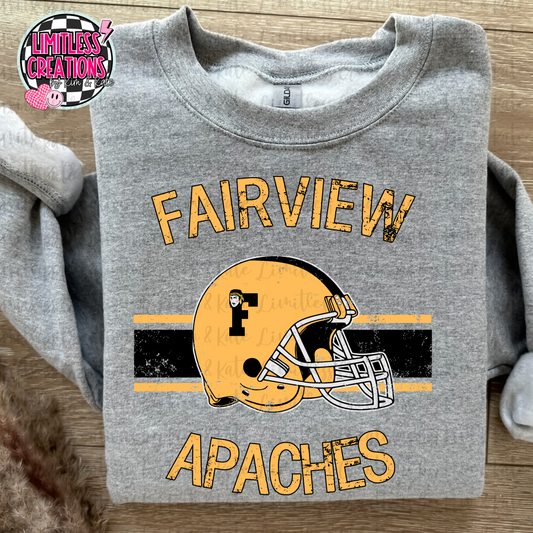 Fairview Apaches Football Helmet shirt