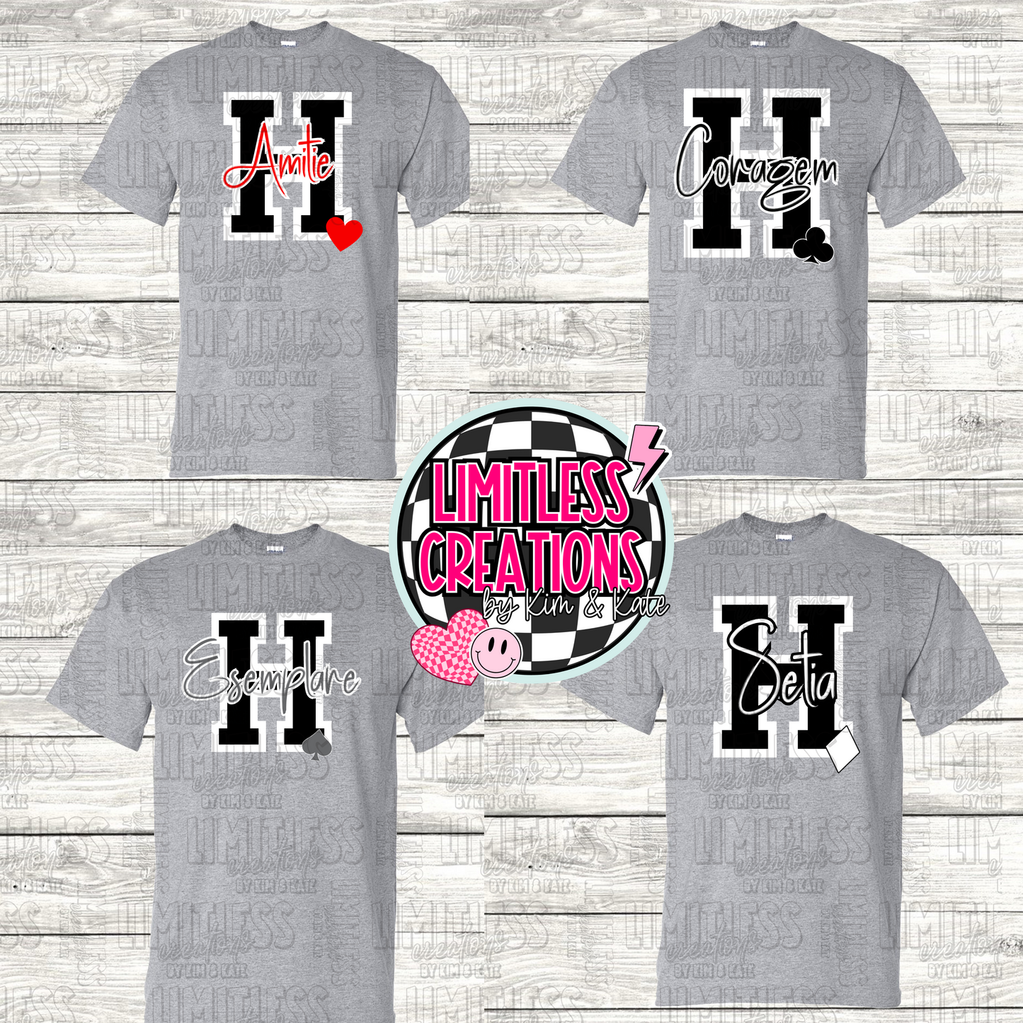 Hicksville House Designs Initial  Graphic Shirt