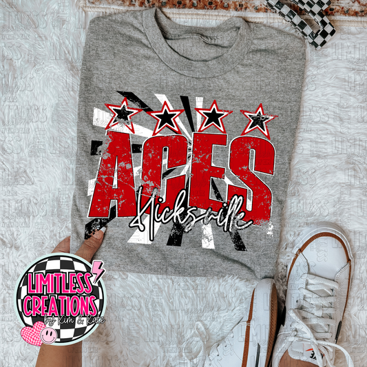 Hicksville Aces With Stars Shirt