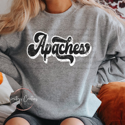 Retro Apaches Logo Shirt