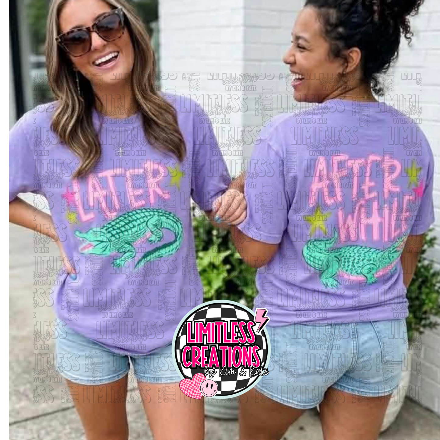 🐊 Later Gator, After Awhile Graphic Tee | Front & Back Shirt | Trendy Southern Style Tee