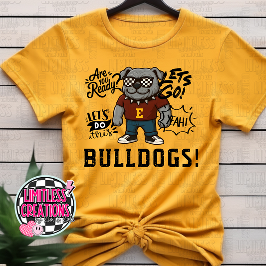 Edgerton Bulldogs Lets Go Shirt
