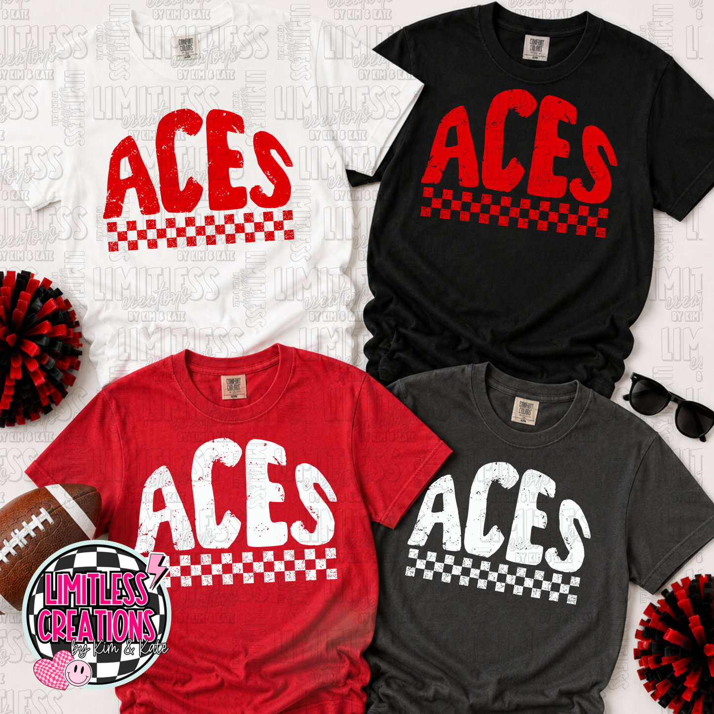 Aces Checkerboard Shirt