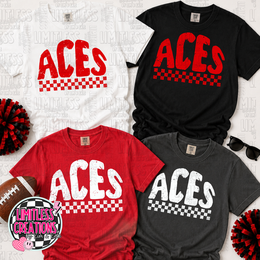 Aces Checkerboard Shirt