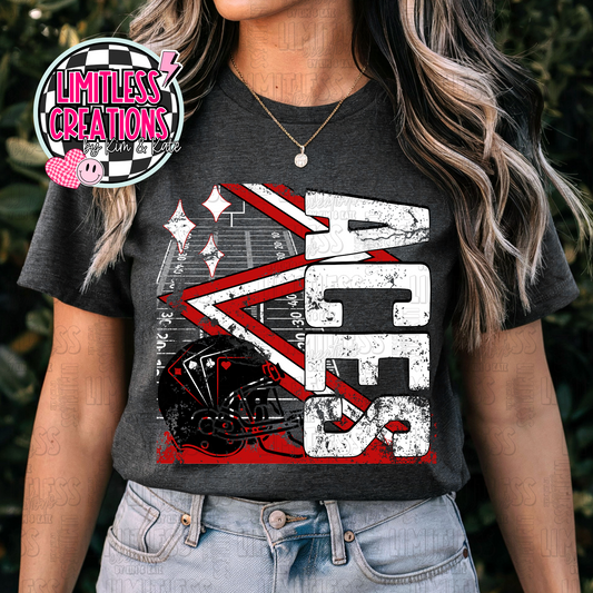 Hicksville Aces Football Field Shirt