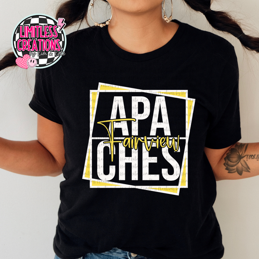Fairview Apaches Squares Shirt