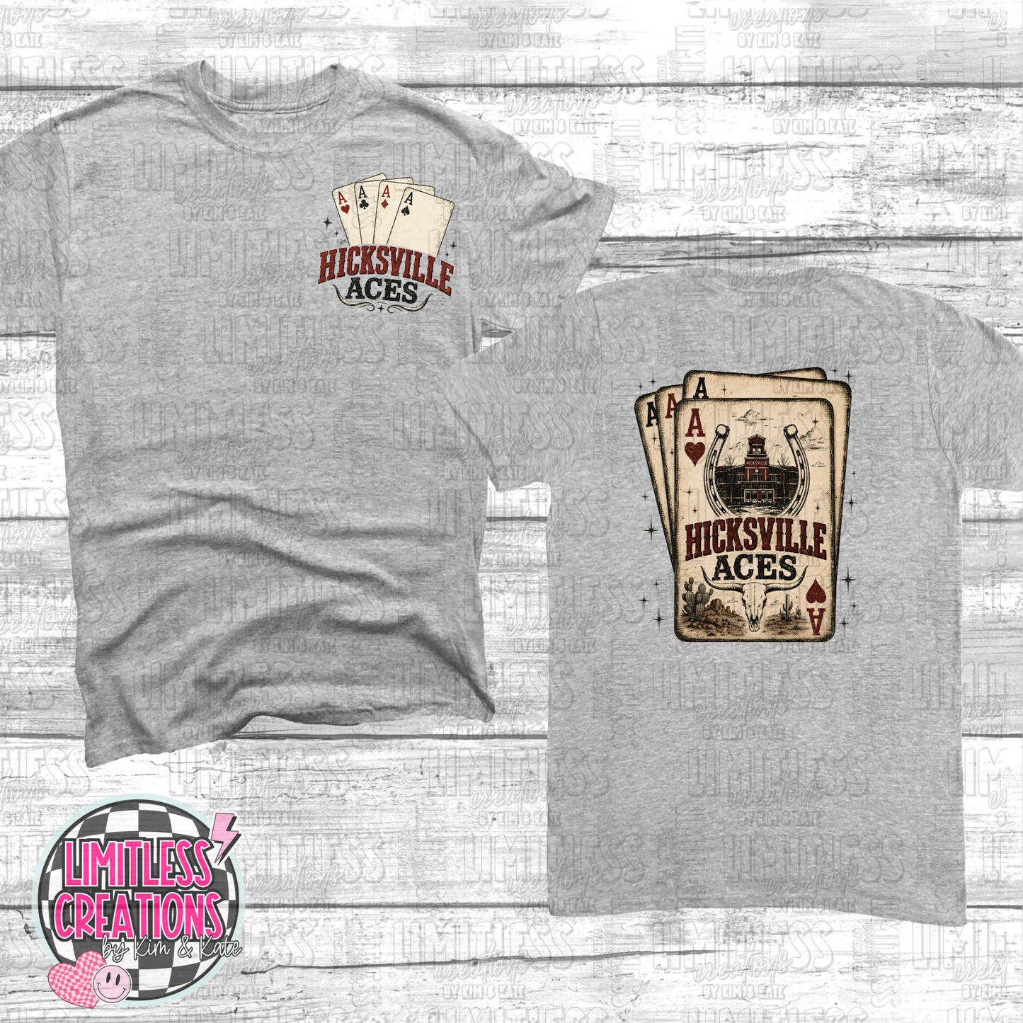 Exclusive Hicksville Aces themed back to school shirt