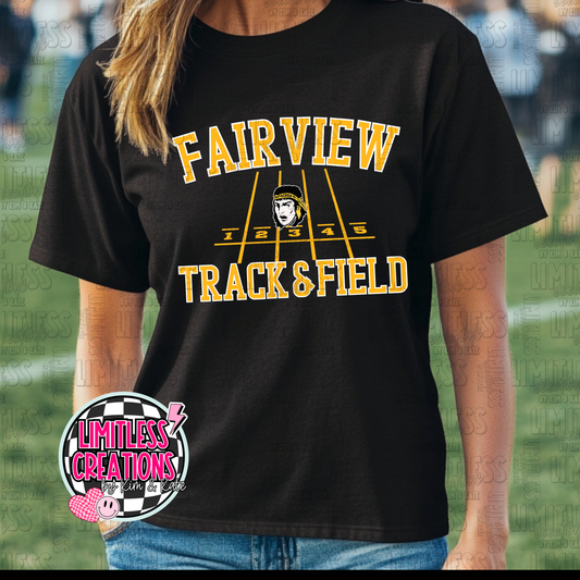 Fairview Apaches Track graphic Shirt