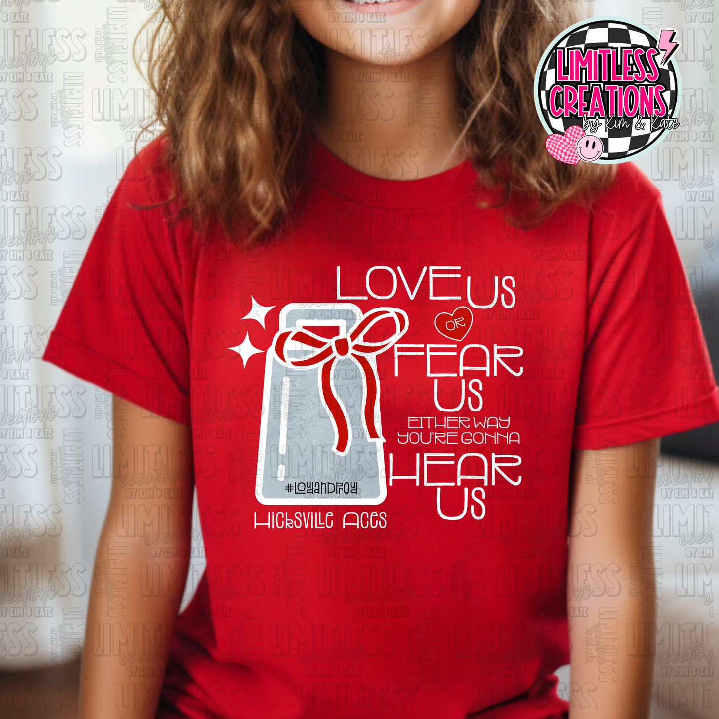 Love Us or Fear Us Aces Graphic Shirt