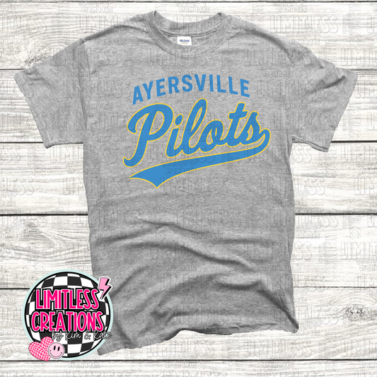 Ayersville Pilots Retro Shirt