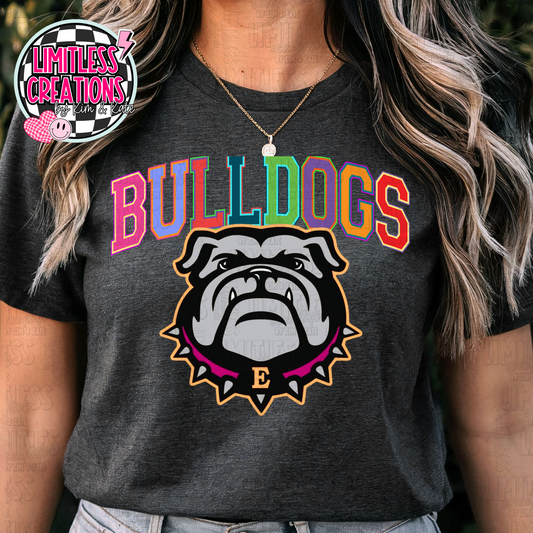 Edgerton Bulldogs Bright Colors Shirt
