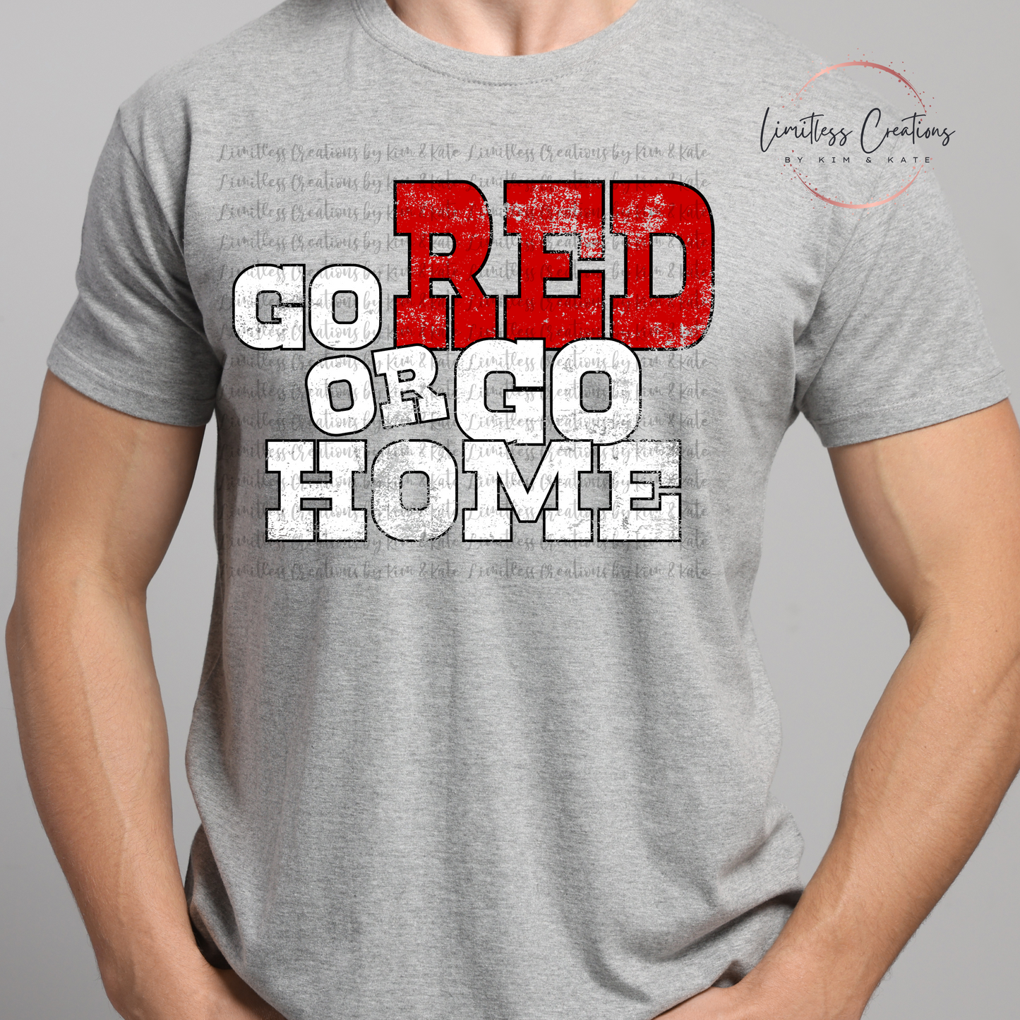 Go Red or Go Home Graphic Shirt