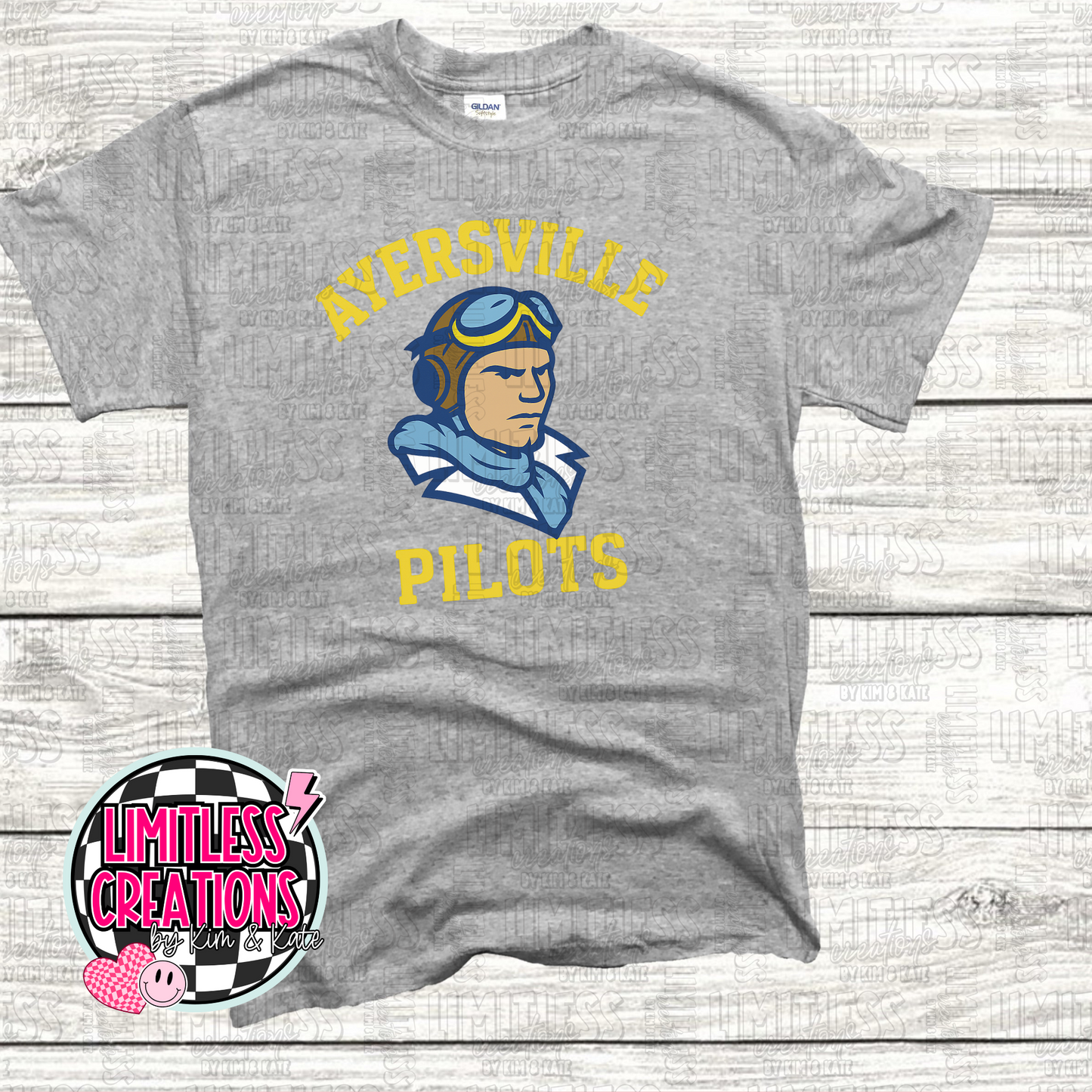 Ayersville Pilots Pilot Head Shirt