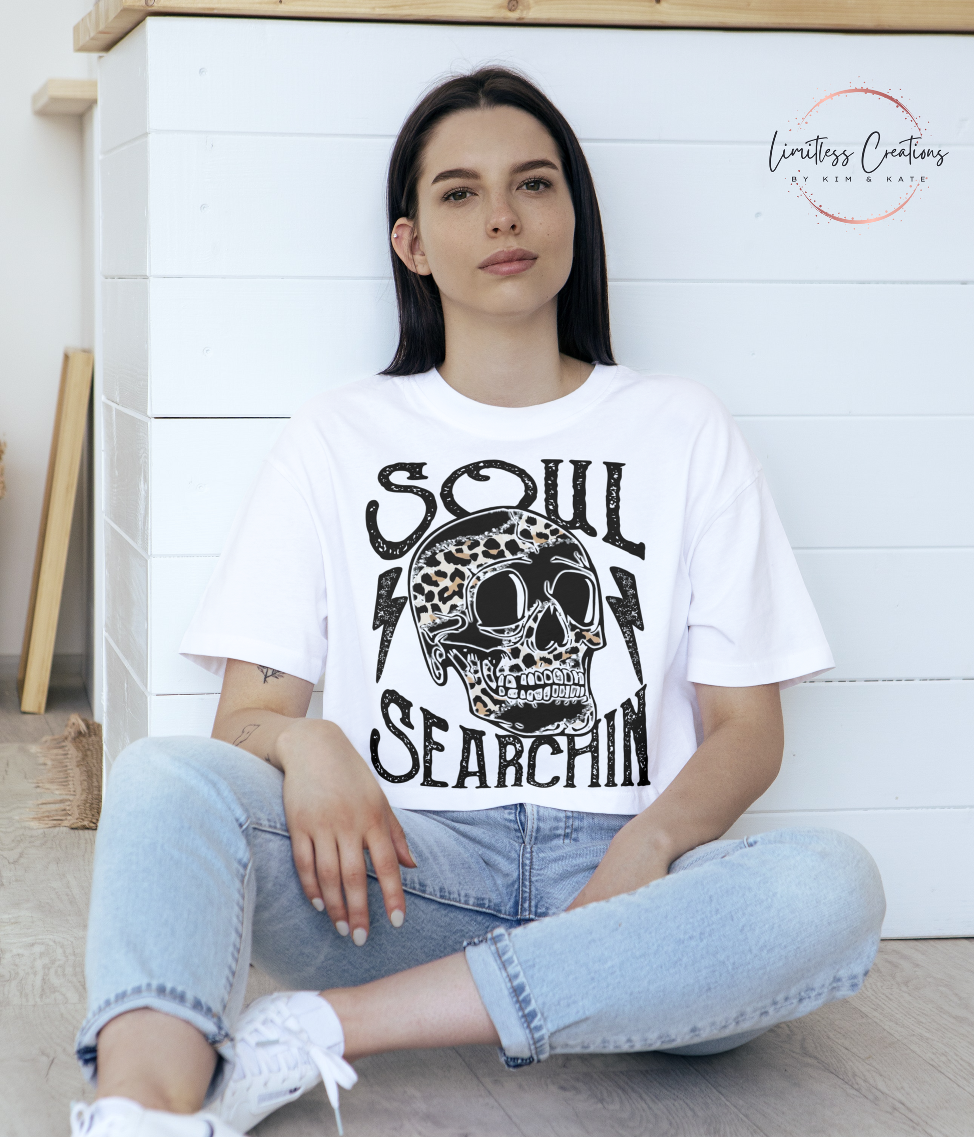 Introducing our newest design, "Soul Searchin Skull"! This leopard print skull design is perfect for anyone and can be put on any type of clothing. So search your soul and represent with this stylish new graphic t-shirt!