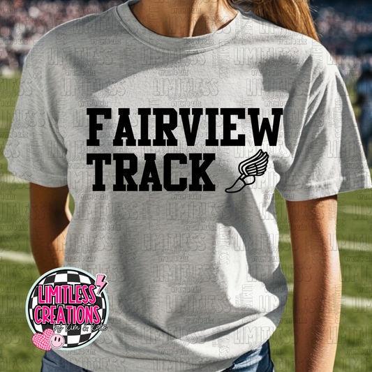 Fairview Apaches Track graphic Shirt