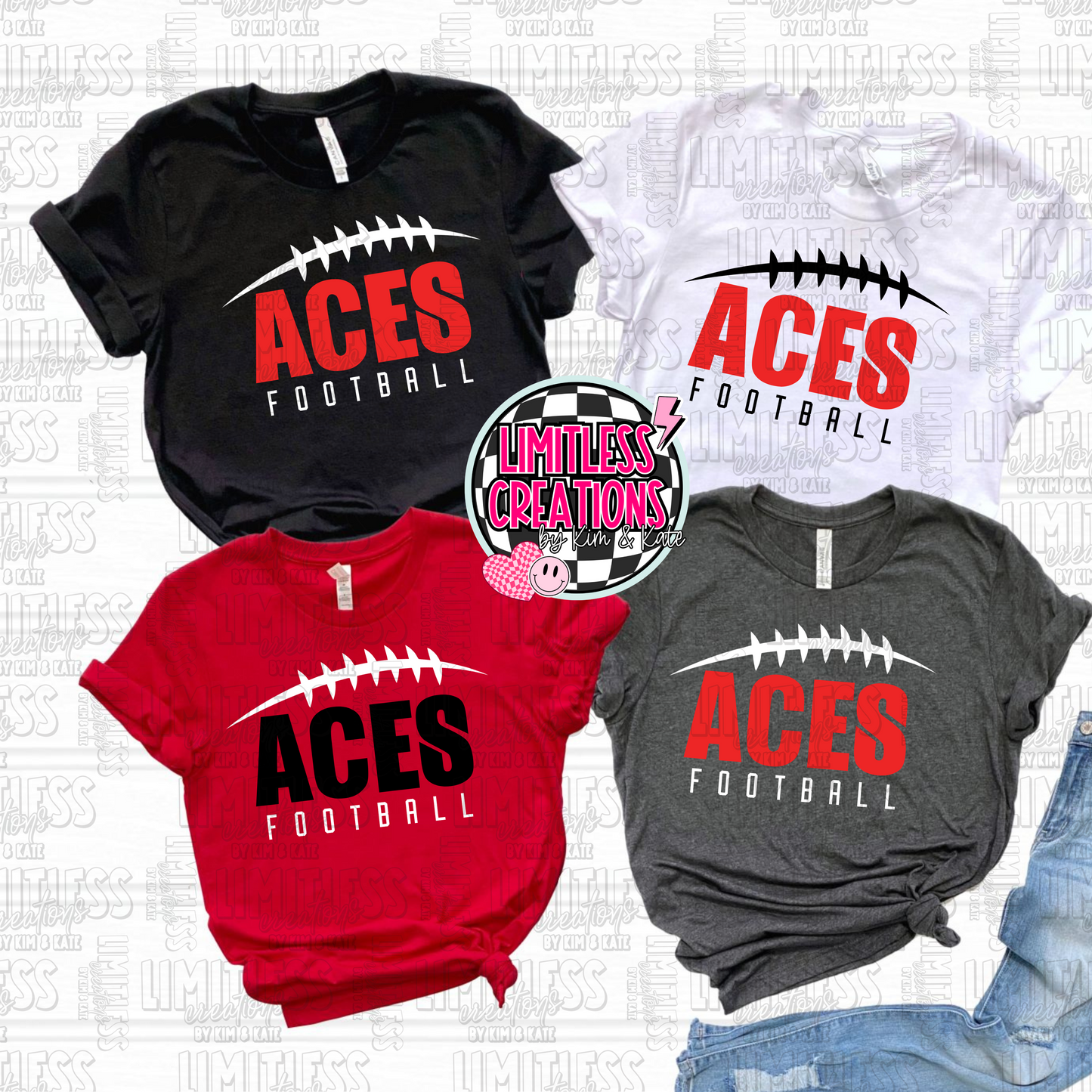 Aces Football Graphic Shirt