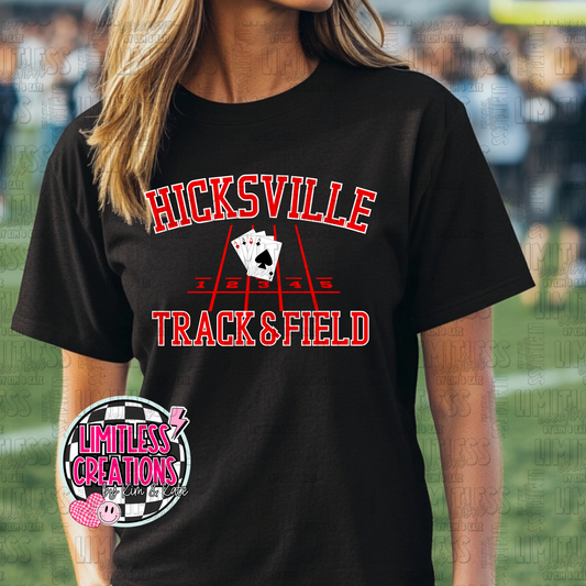 Hicksville Aces Track & Field graphic Shirt