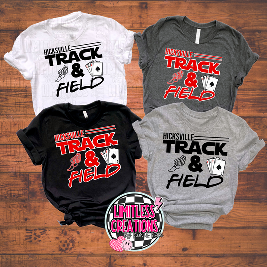 Hicksville Aces Track & Field graphic Shirt