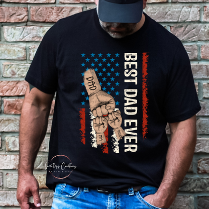 CUSTOMIZABLE FATHER/CHILD FIST BUMP SHIRT