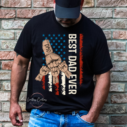 CUSTOMIZABLE FATHER/CHILD FIST BUMP SHIRT