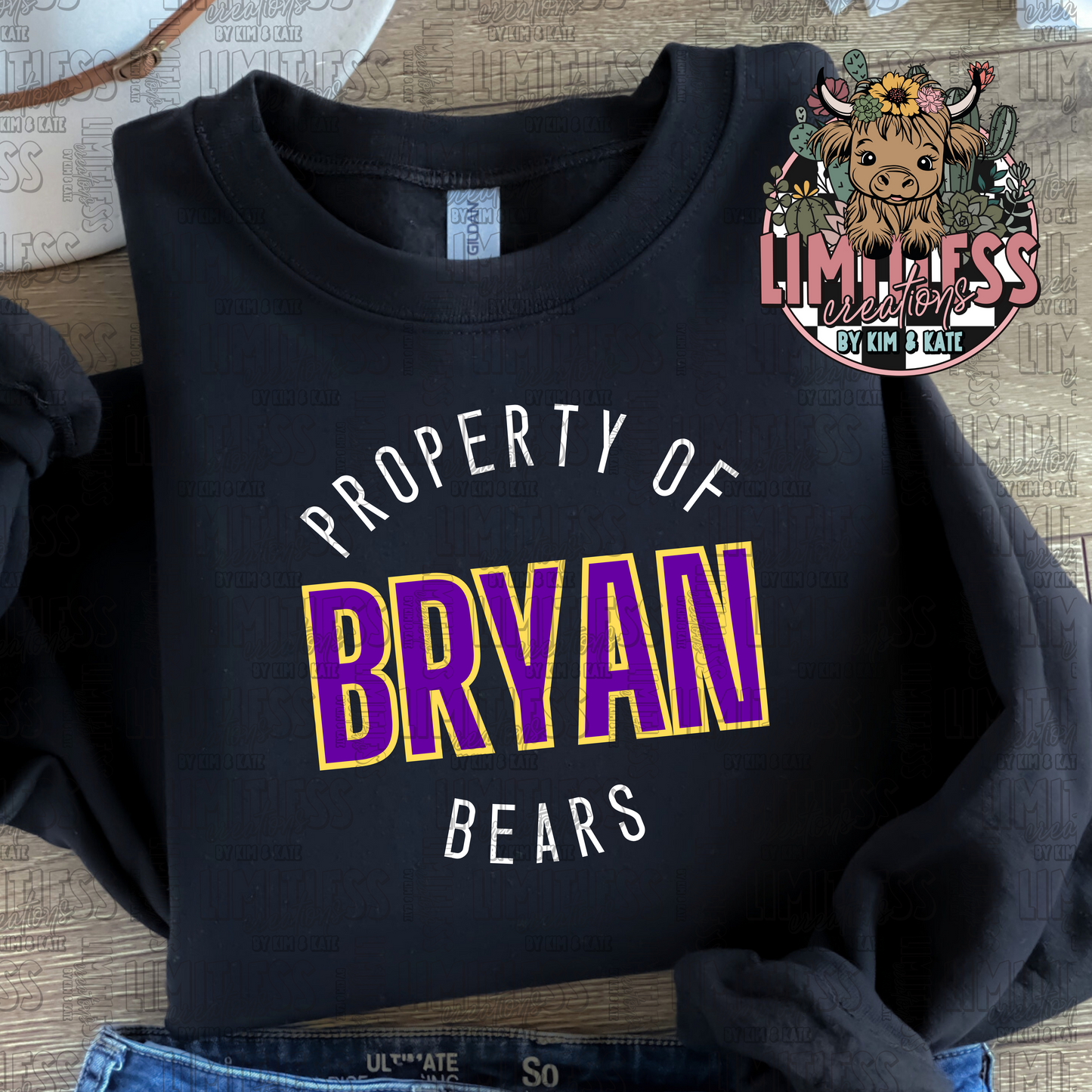 Property of Bryan Bears School Spirit Shirt