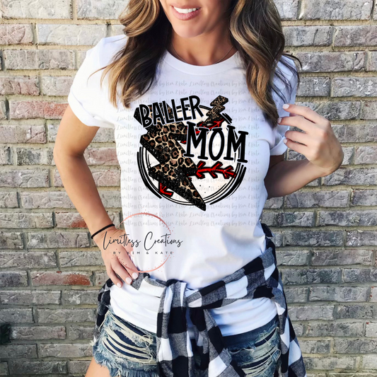 Baseball Baller Mom Shirt