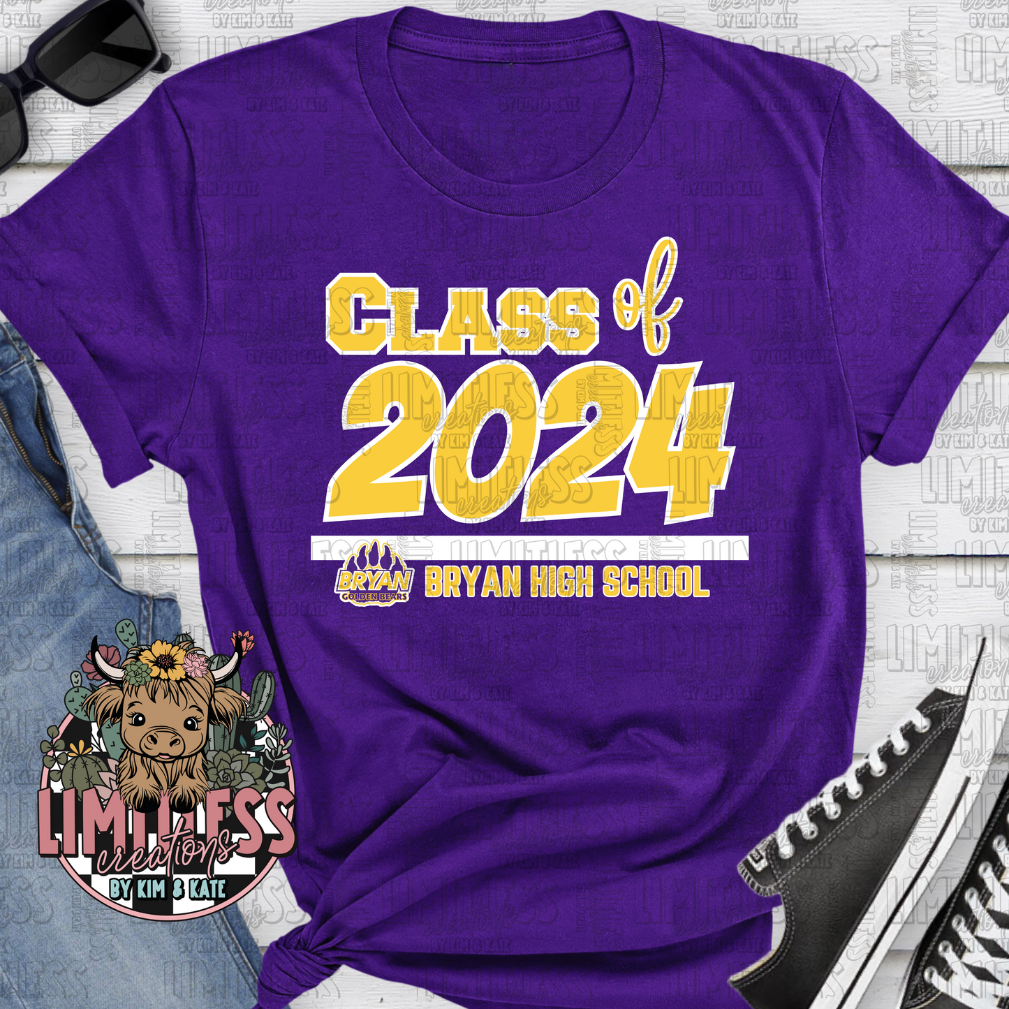 Class of 2024 Bryan Bears School Spirit Shirt