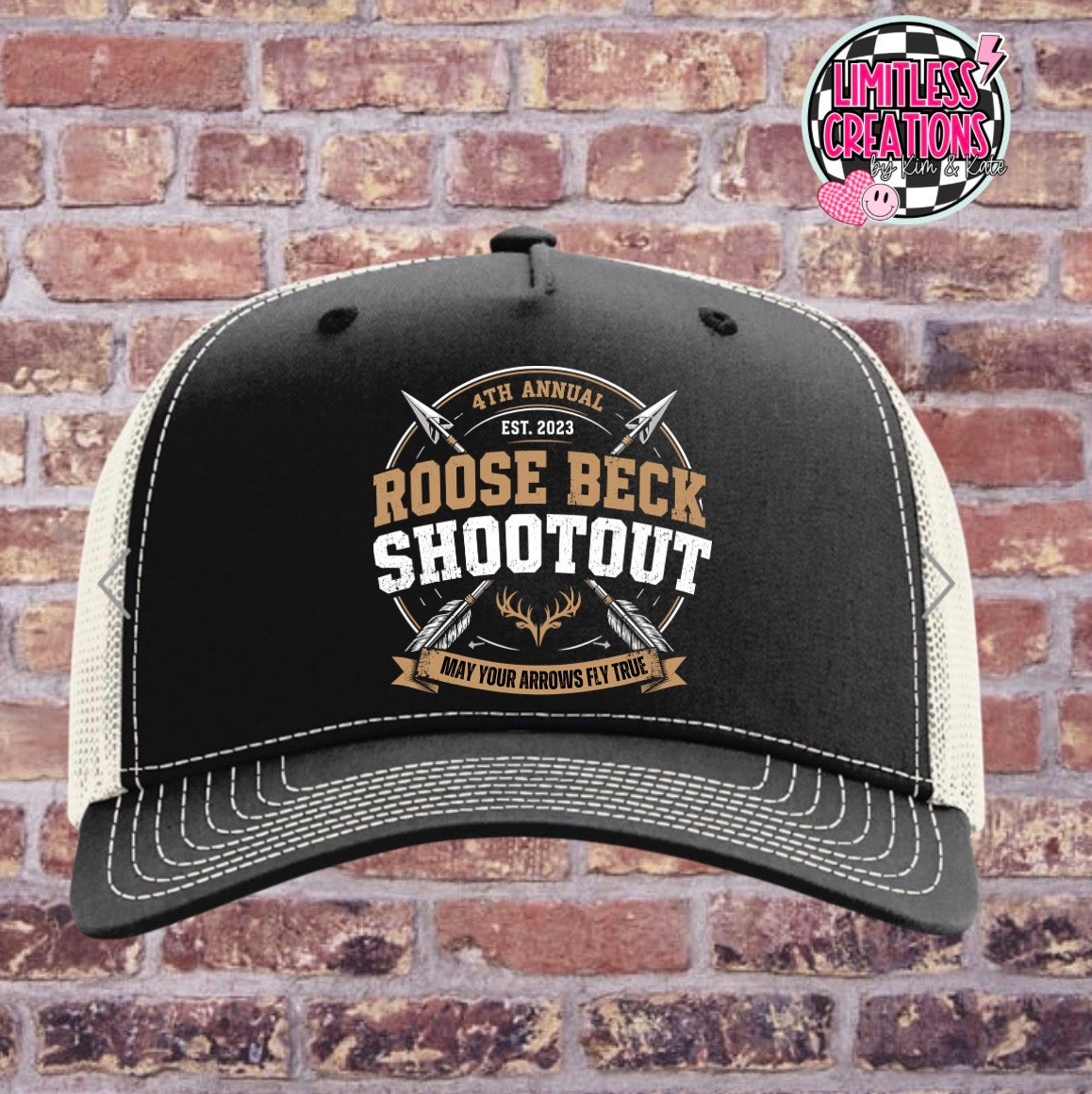 Roose Beck Shootout  Fundraiser Hat Design 3